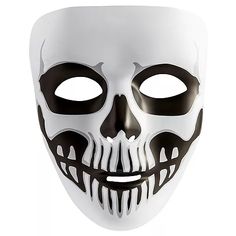 Horror Skull Mask | Party City Skeleton Face Mask, Horror Halloween Costumes, Mascaras Halloween, Skeleton Face, Horror Costume, Scary Mask, Skeleton Costume, Scary Costumes, Halloween Costume Shop