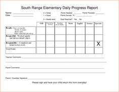 Best  Middle School Progress Report Template Example uploaded by Archie Fraser. Find it on our website  Middle school progress report template - Report Templates are an extremely valuable device for both organizations as well as individuals. They make it...