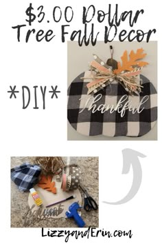 the dollar tree fall decor is on sale