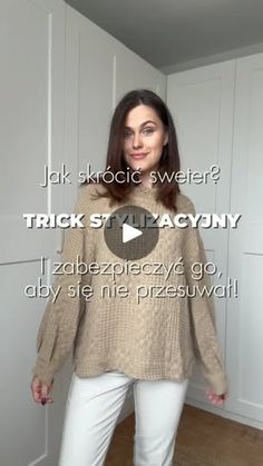 18K views · 2.3K reactions | ‼️Obszerny sweter‼️DOPASUJ go w 2 KROKACH🔥

🙌🏼 Naucz się, jak łatwo skrócić obszerny sweter i sprawić, żeby się nie przesuwał!

💥 Idealne rozwiązanie, jeśli chcesz nadać nowego look’u obszernym swetrom lub bluzom!

‼️ Potrzebujesz tylko 2 gumek do włosów i kilku sekund! ⏱️

👉🏼 Koniecznie daj znać w komentarzach, czy wypróbujesz tę metamorfozę!
.
.
.
.
.
.
#diyfashion #modowetriki #slowfashion #trickistylizacyjne #tipymodowe #jesiennestylizacje #codziennestylizacje #stylizacje #inspiracjemodowe #osobistastylistka 
Stylizacja na dziś, stylizacja dnia, stylistka, porada stylistki, modowa porada, jesienna stylizacja, triki stylizacyjne, ubrania na jesień, stylizacja na jesień, modna mama, stylowa mama, stylowa kobieta, atrakcyjna kobieta | Wiktoria | Stylistk Sweater Hacks, Shirt Hacks, Fashion Hacks Clothes, Refashion Clothes, Clothing Hacks, What To Wear, Cute Outfits, Fashion Outfits, My Style