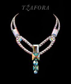 Image result for latin and ballroom jewellery Ballroom Accessories, Ballroom Necklace, Ballroom Jewelry, Hand Beaded Jewelry, Clear Crystal Necklace, Dance Accessories, Dance Jewelry, Beading Techniques, Jewelry Making Tutorials