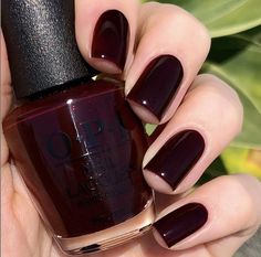 Opi Burgundy Nail Polish, Opi Burgundy, Nail Polish Names, Polish Names, Opi Nail Colors, Maroon Nails