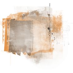 an abstract painting with brown and white colors