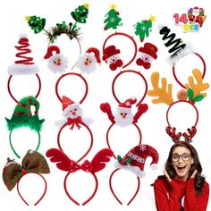 14 pcs Christmas Headbands with Different Designs Christmas Party Holiday Headbands for Kids Women Men Christmas and Holiday Parties Christmas Party Favors (ONE Size FIT ALL), christmas headband, headband, holiday headband, womens christmas headband, kids christmas headband, christmas headband for women, girls christmas headband, toddler christmas headband, christmas headband women, headband christmas, christmas star headband, red christmas headband, merry christmas headband, christmas headband Christmas Headbands Women, Xmas Party Favors, Family Christmas Party Games, Christmas Headwear, Christmas Headbands, Holiday Headbands, Family Christmas Party, Christmas Events, Christmas Headband