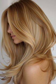 Beeline Honey Hair, Blonde 2024, Apricot Hair, Blonde Locs, Intricate Hairstyles, Warm Blonde Hair, Clipin Hair Extensions, Blonde Lob, Gold Hair Colors