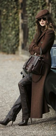 Fall Fashion Coats, Outfit Chic, Brown Coat, Street Style Inspiration, 가을 패션, Autumn Winter Fashion, Fall Fashion