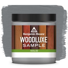 the bottle of woodluxe sample is shown