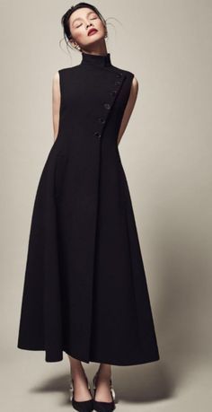 Prom Dresses Black, 파티 드레스, Moda Vintage, 가을 패션, Dresses Black, Long Maxi, Looks Style, Mode Inspiration, Classy Dress