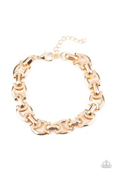 Advisory Warning - Gold     Bracelets-Lovelee's Treasures-bracelets,gold,men Accessories Website, Nickel Free Jewelry, Pink Bubbles, Gold Bracelets, Paparazzi Accessories, Affordable Jewelry, Trendy Accessories, Fashion Watches, Mens Bracelet