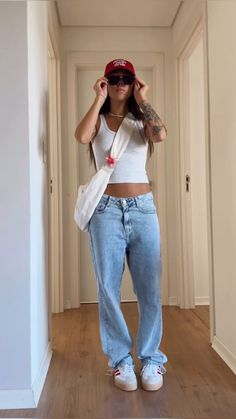 Look Festival, Simple Summer Outfits, Outfit Primavera, Comfy Fashion, Summer Fashion Outfits, Basic Outfits, Looks Vintage