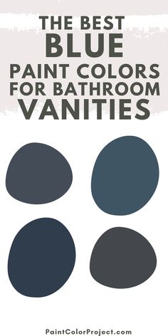 the best blue paint colors for bathroom vanities