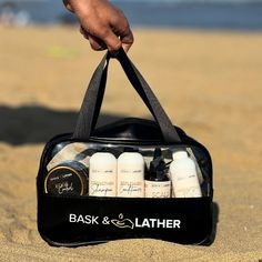 Introducing the Bask and Lather On-The-Go Travel Essentials Kit—a blend of luxury and convenience for your on-the-go hair needs! This travel hair kit ensures you're primed to pamper yourself wherever the winds of adventure may blow. Take your hair care routine to thrilling new heights as you jet-set around the globe, always looking and feeling your absolute best. Perfect for travel or a relaxing pool day, this travel-size hair kit is your ticket to effortless style and confidence, no matter the Curly Hair Essentials, Products For Hair Growth, Natural Hair Growth Products, Products For Hair, Relaxing Pool, Edge Brush, Hair Growth Women, Hair Growth Products, Growing Healthy Hair