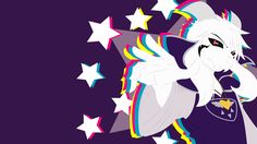 an image of a unicorn with stars around it