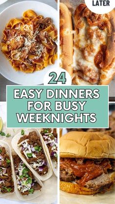 Simple Dinner Ideas, Chicken Tacos Easy, Slow Cooker Meals, Weeknight Recipes, Cook Dinner, Unique Breakfasts, Simple Dinner