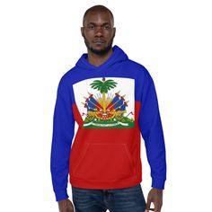 Haiti - Unisex Hoodie - Properttees Elastane Fabric, Unisex Style