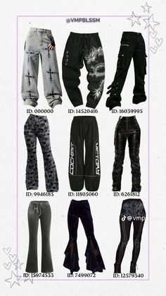 Aesthetic Outfits Y2k, Goth Pants, Black Jeans Outfit, Punk Outfits, Outfit Combinations