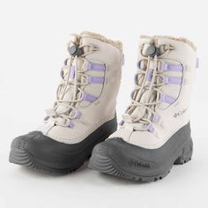 ***** Please Buy With Confidence! Poshmark Has Granted Us Ambassador Status To Recognize Our Consistently Excellent Quality & Customer Service ***** These Are Brand New Columbia Bugaboots Celsius Kids Boots. They Feature Columbia's Omni Heat And Omni Tech To Keep Heat In And Waterproofing To Keep Your Little Ones Feet Dry! Are Kids Size 1. Color: Creme And Purple Sizes: 8t Or 9t Features: -Omni-Heat Thermal-Reflective Lining --Omni-Tech Waterproof And Breathable -Bungee-Closure System -Waterproo Snow Play, Columbia Shoes, Girls Shoes Kids, Girls Boots, Kids Boots, Leather Coat, Cute Shoes, Winter Boot, Kids Shoes