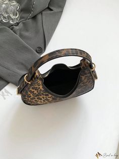 Bird in Bag - Leopard Print One Shoulder Bag for Women Hobo Bag Patterns, Buckle Bags, Bird In Bag, Classic Leather, Bag For Women, Textures Patterns, Hobo Bag, Bag Pattern, Top Handle