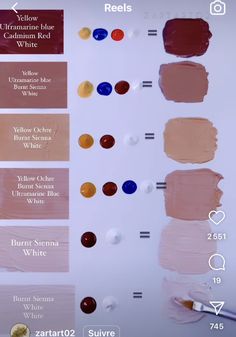 the different shades of lipstick are shown in this screenshoter's screen shot