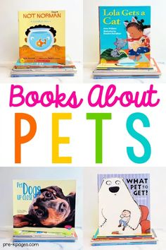 books about pets with the title overlay