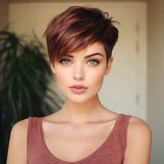 50 Stylish Short Straight Hair Trending In 2024 Straight Hair Pixie Haircut, Long Short Haircuts, Short Straight Hairstyles, Hairstyles Trending, Short Sassy Hair, Sassy Hair