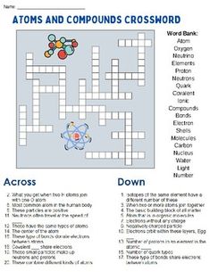 the crossword puzzle is shown with words and pictures to describe what they're doing