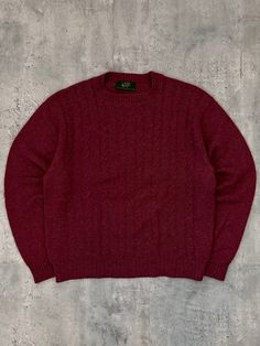 "Measurements: pit to pit-23\" length-26\"" Red Wool Long Sleeve Sweater, Red Long Sleeve Wool Sweater, Red Wool Sweater For Fall, Red Wool Knit Sweater, Country Squire, Usa Country, Red Knit Sweater, Surf Gear, List Ideas