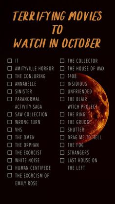 there are many movies to watch in october on the internet and it's free