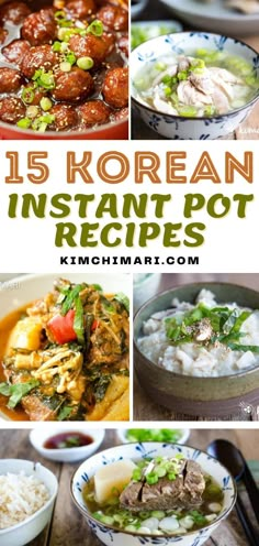 the top 15 korean instant pot recipes