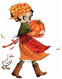 ❤️ BETTY BOOP ❤️.....Brisk Autumn Morn. Popular Cartoons, Like Image, Cool Posters, Fall Thanksgiving