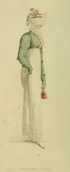 EKDuncan - My Fanciful Muse: Regency Era Fashions - Ackermann's Repository 1814 Regency Spencer, Empire Clothing, Era Outfits, Regency England, Period Fashion, Lady Susan, Walking Dress, Painting Portraits