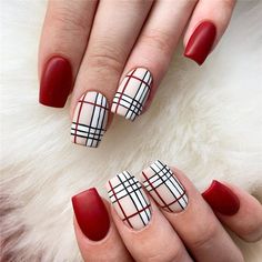 Classy Christmas Nails Short, November Nail Designs, Long Square Nails, Square Nail, November Nails, Square Nail Designs