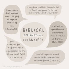 the words biblical affirmations are written in two different languages, and each one has