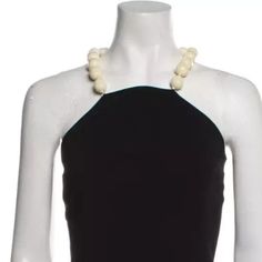 Moschino Italian Ivory Pearl Large Ivory Bead Necklace Black Halter Dress It40 Us 6 Classic Little Black Dress, Back Zipper, Has A Little Stretch To Fabric, Fully Lined, A Classic Forever Dress, Will Never Go Out Of Style, A Good Investment! One Of A Kind Dress Lbd Classic Moschino Cheap And Chic Square Neckline Knee-Length Dress Size: M | Us 6 Description Moschino Cheap And Chic Sheath Dress Black Sleeveless With Square Neckline Concealed Zip Closure At Back Designer Size 40. Fit:Dresses By Mos Classic Little Black Dress, Moschino Dress, Moschino Cheap And Chic, Black Halter Dress, Dress Back, Black Sheath Dress, Ivory Pearl, Black Halter, Necklace Black