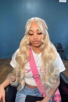 Blonde Body Wave, Frontal Wig Hairstyles, Birthday Hairstyles, Wig Styling, Quick Weave Hairstyles, Remy Hair Wigs, Blonde Lace Front Wigs, Protective Hairstyles Braids, Frontal Hairstyles