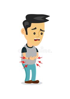 Stomachache, food poisoning, stomach problems.vector flat cartoon concept illustration of men character food poisoning or stock illustration Stomachache Illustration, Men Character, Gut Problems, Baby Feeding Schedule, Bloated Belly, Food Cartoon