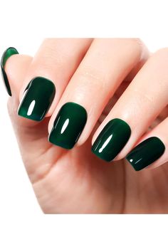 Firedeep Jelly Deep Green Gel Nail Polish Dark Green Nail Polish UV/LED Soak Off Gel Polish for Autumn and Winter 16ML 1Pcs Dark Green Nail Polish, Nails Inspiration Summer, Green Nail Polish, Soak Off Gel, Uv Led, Green Nails, Gel Nail Polish, Gel Polish