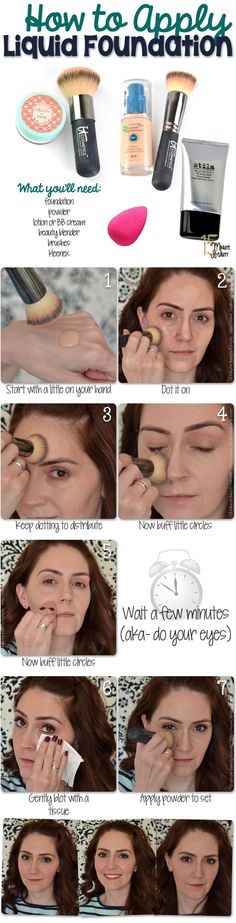 Pin now and read later: How I Apply Liquid Foundation for a Flawless (and Natural) Finish! Liquid Foundation Application, Foundation Tips, Foundation Application, Apply Makeup, Makeup Tricks, How To Apply Foundation