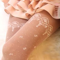 Bowknot lace tights Cute Stretch Winter Stockings, Spring Cotton Stretch Hosiery, Cute Stretch Stockings For Winter, Fitted Cotton Hosiery For Spring, Cute White Legwear For Spring, Cute Fitted Legwear For Spring, Fitted Cute Legwear For Spring, Cute Fitted Spring Legwear, Cute Pink Stretch Tights