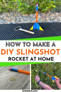 how to make a diy slingshot rocket at home