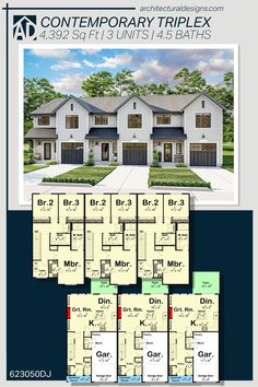 the floor plan for this contemporary home is very large and has lots of space to put in