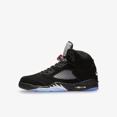 *PRE-ORDER* (GS) Air Jordan 5 Retro 'Reimagined Black / Metallic Silver' (2025) - SOLE SERIOUSS (1) Jordan 5s, Sneakers For Kids, Jordan Model, Jordan 5 Retro, Buy List, Air Jordan 5 Retro, Air Jordan 5, Jordan 5, Red Fire