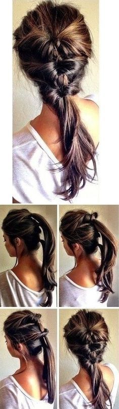 Amazing Hairstyle in Less than 5 Minutes. See tutorial. Easy Hairstyle, Great Hair, About Hair, Gorgeous Hair, Trendy Hairstyles, Hair Day, Diy Hairstyles, Up Hairstyles