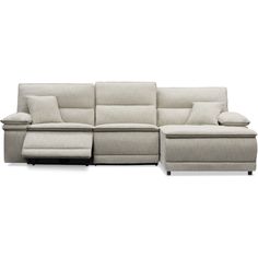 Reclining Sectional With Chaise, Sectional With Chaise, Value City Furniture, Modern Sectional, City Furniture, Reclining Sectional, Power Recliners, Rustic House, Recliner