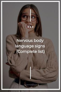 People display nervous body language when they find themselves in threatening social situations. When a person believes they won’t be able to handle a Nervous Body Language, Laugh Out Loud Jokes, Dairy Free Breastfeeding, Body Language Signs, Understanding Emotions, Idiomatic Expressions, Health Signs, Social Environment