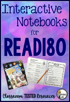 an interactive notebook for reading and writing with the text,'interactive notebooks for read /