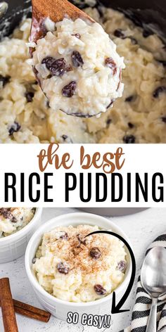 the best rice pudding recipe is so easy to make