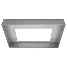 a square light fixture on a white background