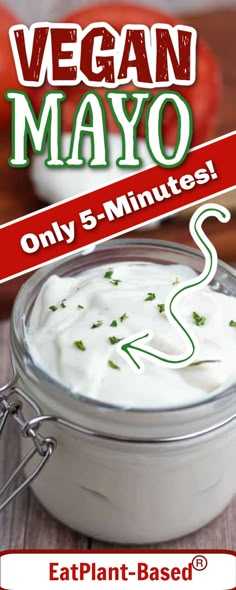 vegan mayo only 5 minutes