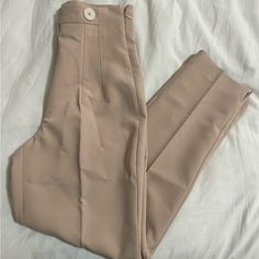 Reposhing This Item I Purchased From @Kristinapri. Love Them But Have Not Been Able To Wear Them Due To Size. Questions? Leave A Comment Below! Slacks Trousers, Zara Jumpsuit, Jumpsuit Trousers, Zara Pants, Leave A Comment, Pant Jumpsuit, Pants For Women, Zara, Trousers